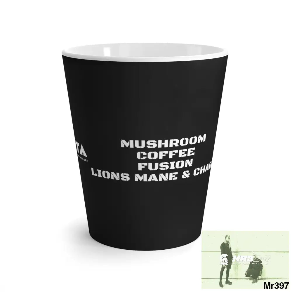 A1•Sparta Tactical GBR Mushroom coffee Fusion,Lions Mane & Chaga Latte Mug 12 oz 12oz Mug