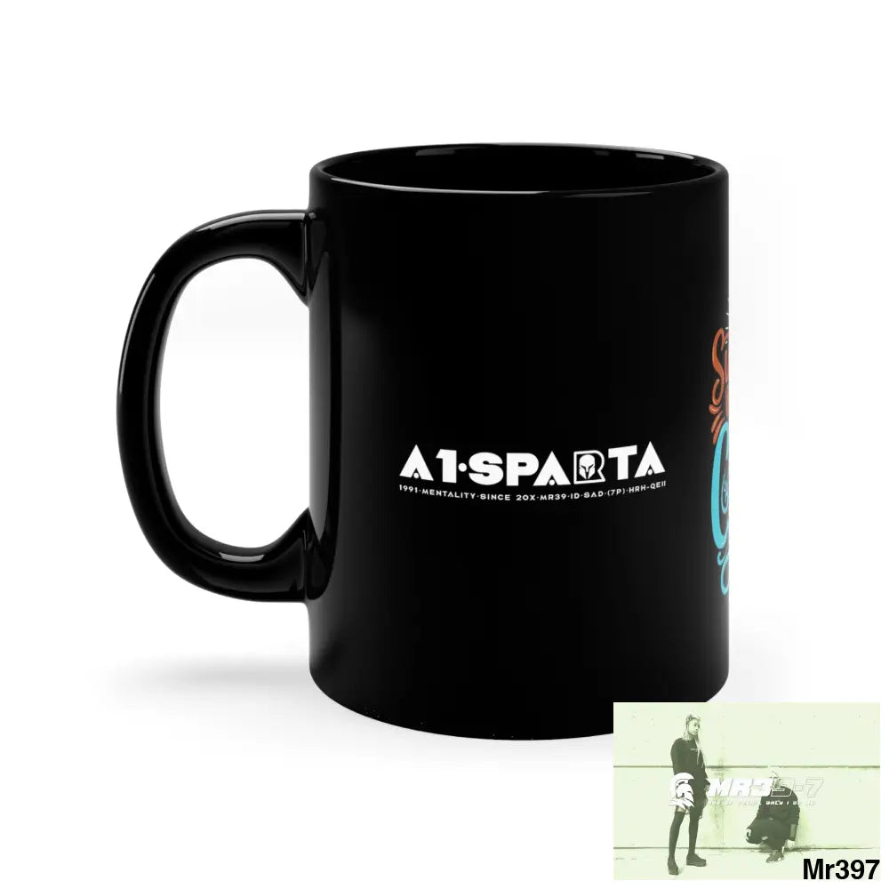 A1•Sparta Tactical GBR Sunshine & Coffee 11oz Black Mug 11oz Mug