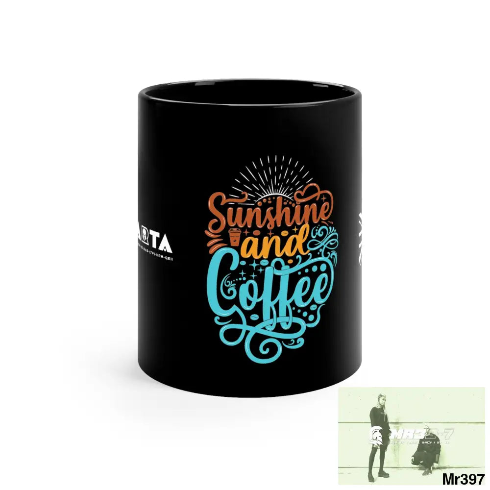 A1•Sparta Tactical GBR Sunshine & Coffee 11oz Black Mug 11oz Mug
