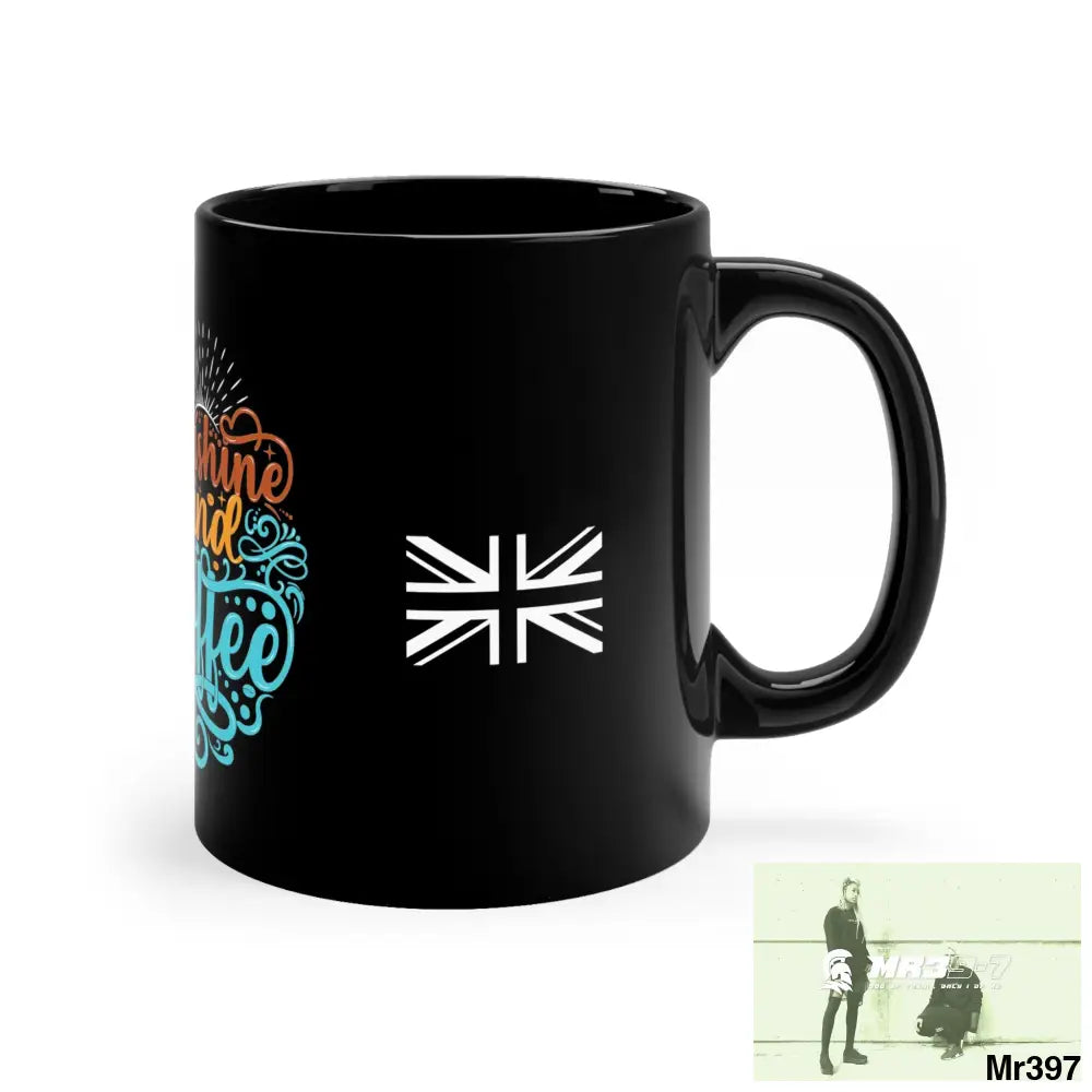 A1•Sparta Tactical GBR Sunshine & Coffee 11oz Black Mug 11oz Mug
