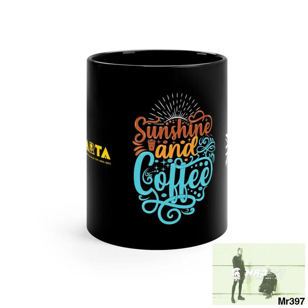A1•Sparta Tactical GBR Sunshine & Coffee 11oz Black Mug 11oz Mug