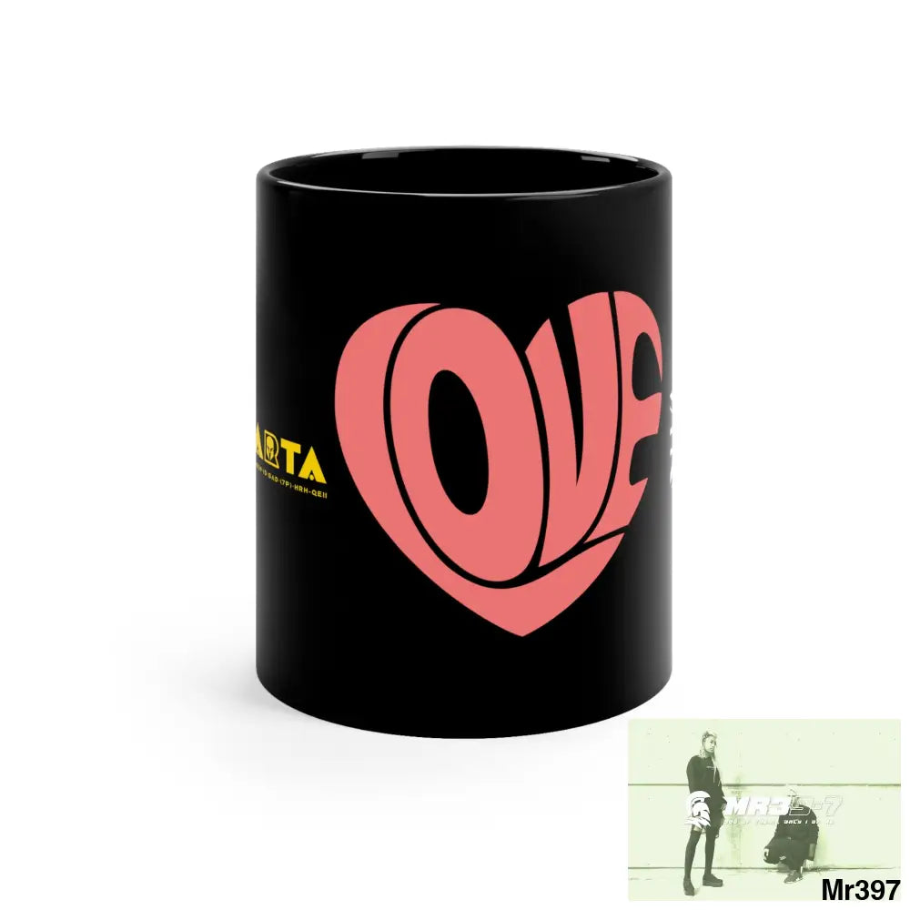 A1•Sparta Tactical Love GBR 11oz Black Mug 11oz Mug