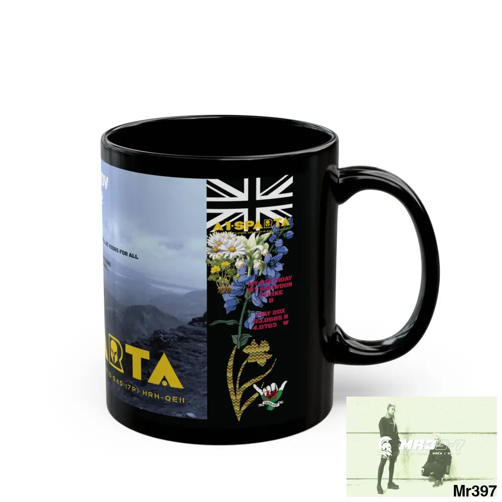 A1-Sparta Tactical SAS Roll over Death night 04/ 20X Strike B Done MT Snowdon 11oz Black Mug GB / Thailand/ Bermo