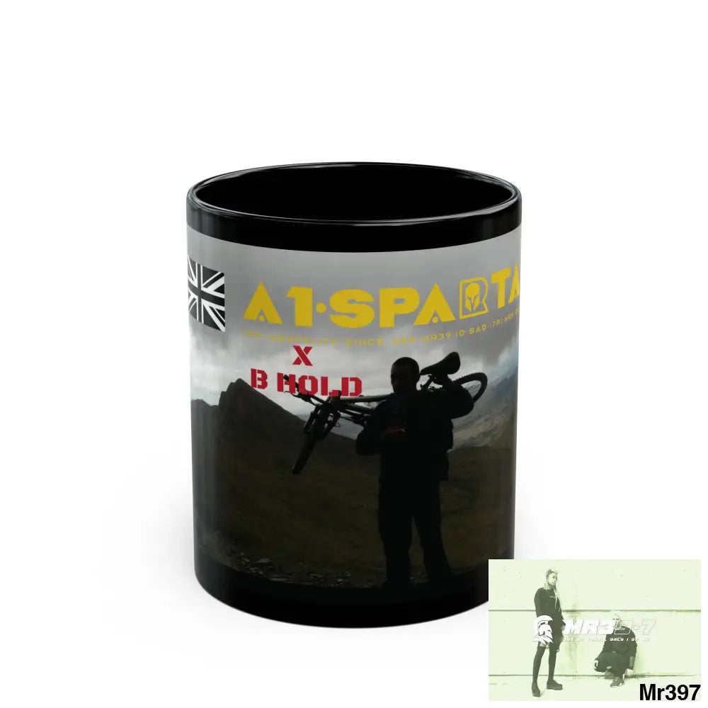 A1-Sparta Tactical SAS Roll over Death night 04/ 20X Strike B Done MT Snowdon 11oz Black Mug GB / Thailand/ Bermo
