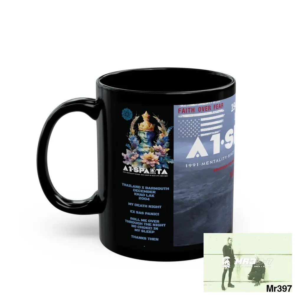A1-Sparta Tactical SAS Roll over Death night 04/ 20X Strike B Done MT Snowdon 11oz Black Mug GB / Thailand/ Bermo