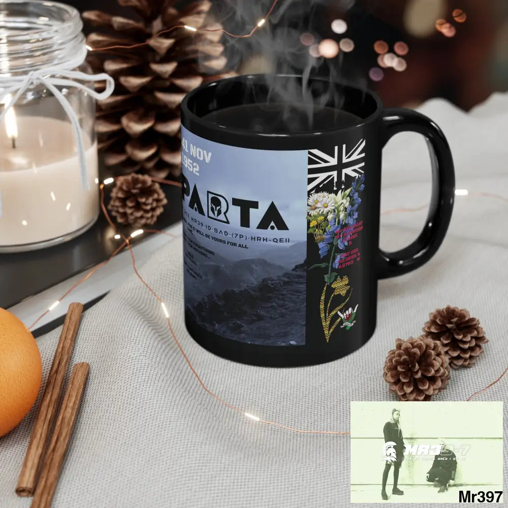 A1-Sparta Tactical SAS Roll over Death night 04/ 20X Strike B Done MT Snowdon 11oz Black Mug GB / Thailand/ Bermo