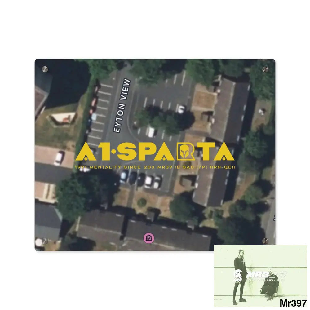 A1-Sparta Tactical shot of (Eyton View from 2018) Acrylic Wall Art Panels 20″ x 16″ (Horizontal) / 0.25’’ Home Decor