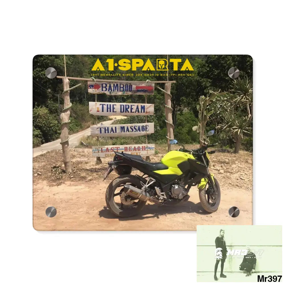 A1-Sparta Thailand Koh Lanta break from the madness 2016 Acrylic Wall Art Panels 10″ x 8″ (Horizontal) / 0.25’’ Home