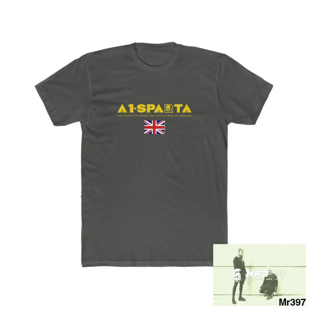 A1-Sparta The Tactical move Powys to Shrewsbury 2016 - Men’s Cotton Crew Tee Solid Heavy Metal / XS T-Shirt