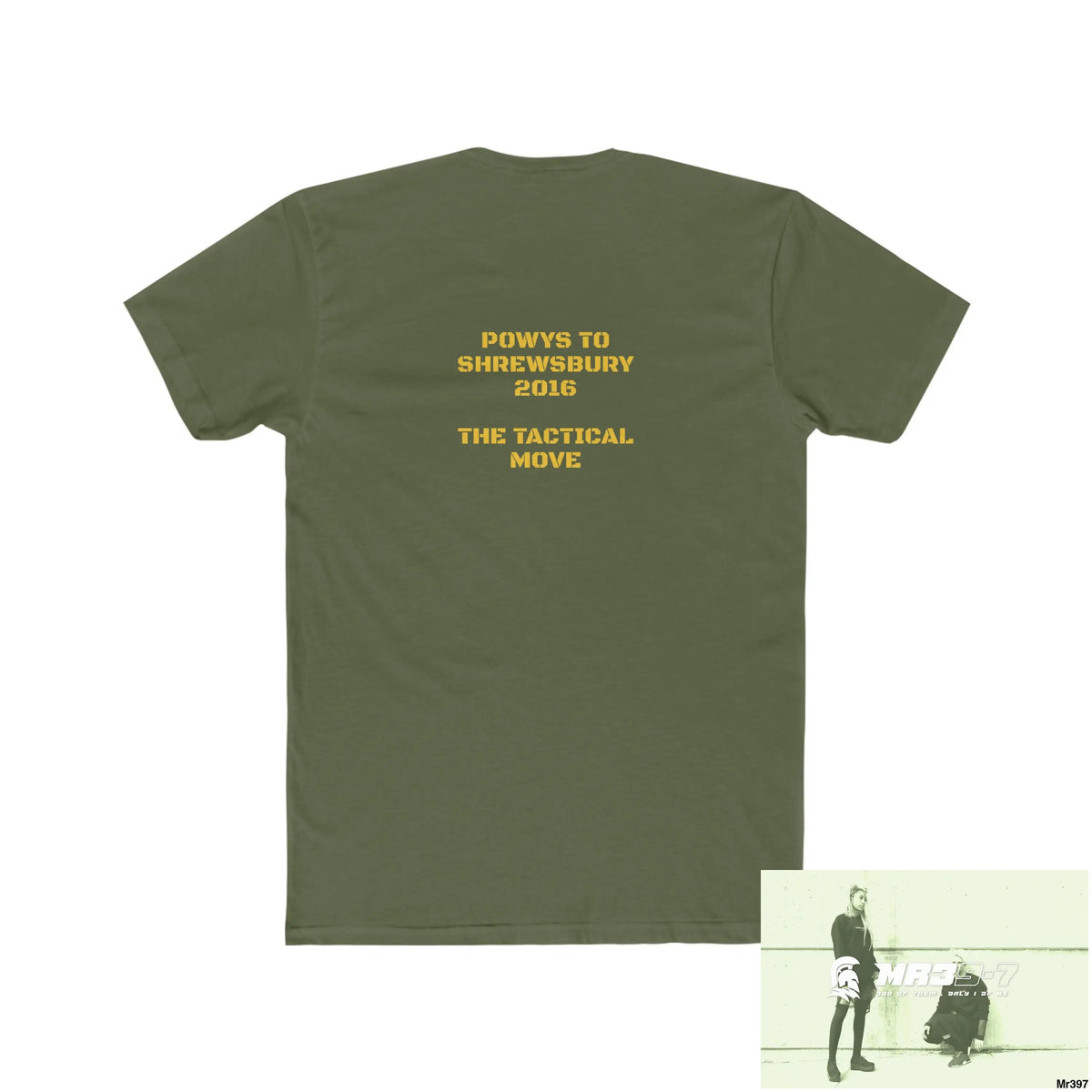 A1-Sparta The Tactical move Powys to Shrewsbury 2016 - Men’s Cotton Crew Tee T-Shirt