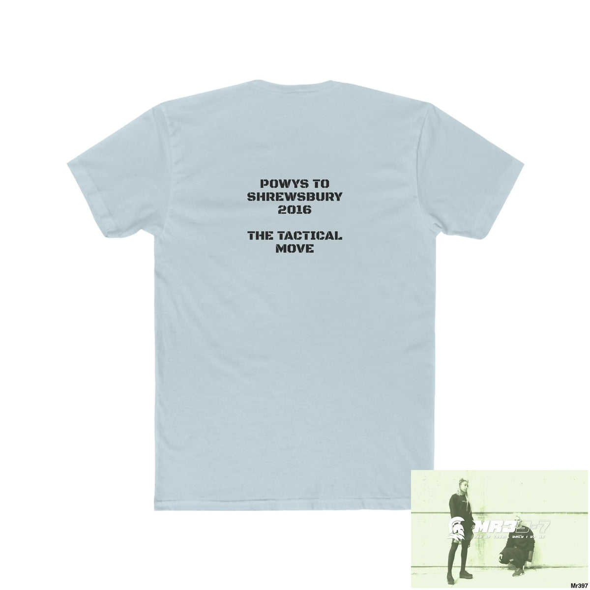 A1-Sparta The Tactical move Powys to Shrewsbury 2016 - Men’s Cotton Crew Tee T-Shirt