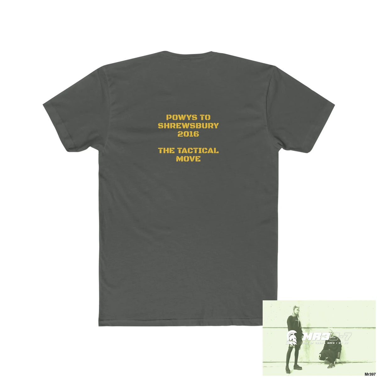 A1-Sparta The Tactical move Powys to Shrewsbury 2016 - Men’s Cotton Crew Tee T-Shirt