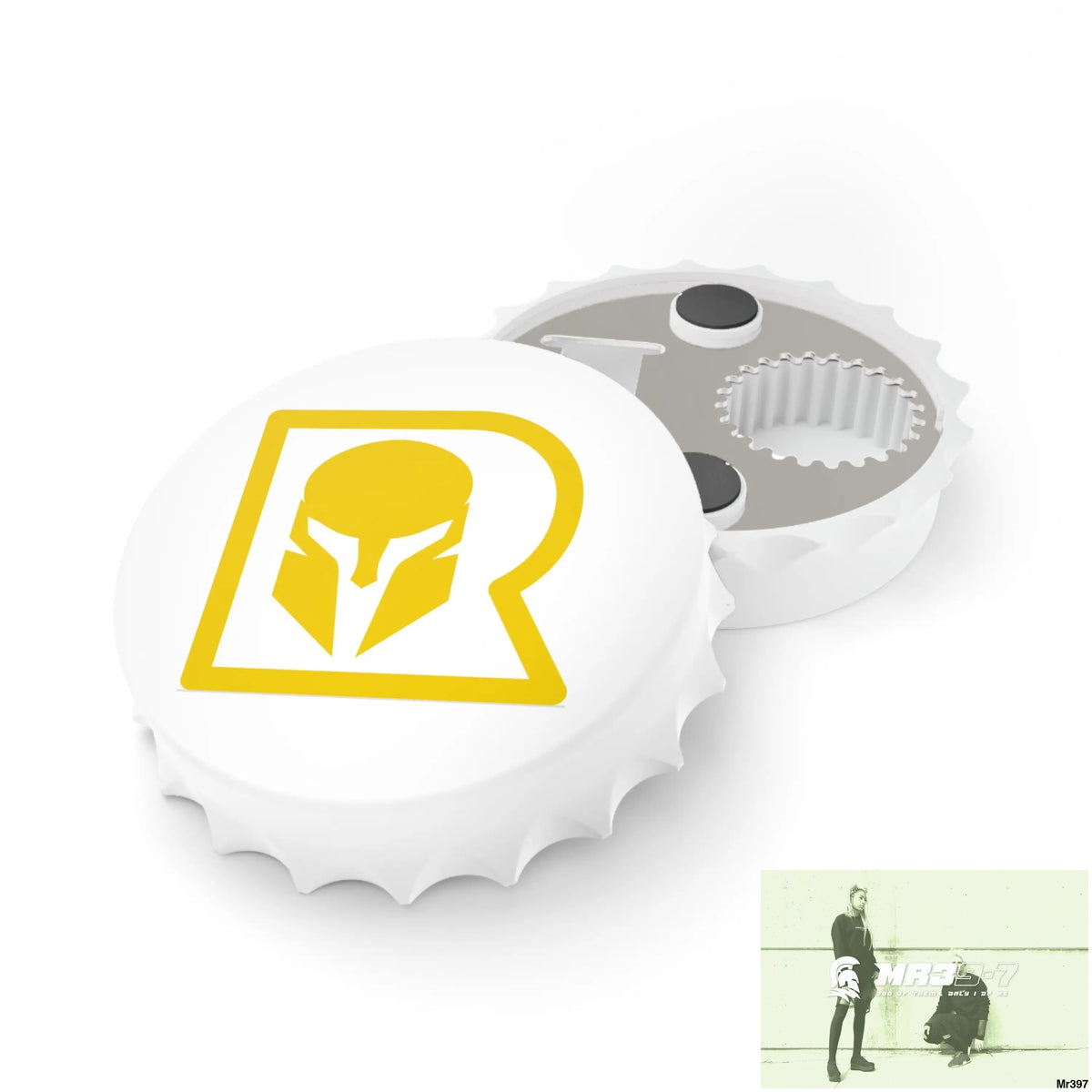 A1- Sparta theme Magnetic Bottle Opener One size / White Accessories
