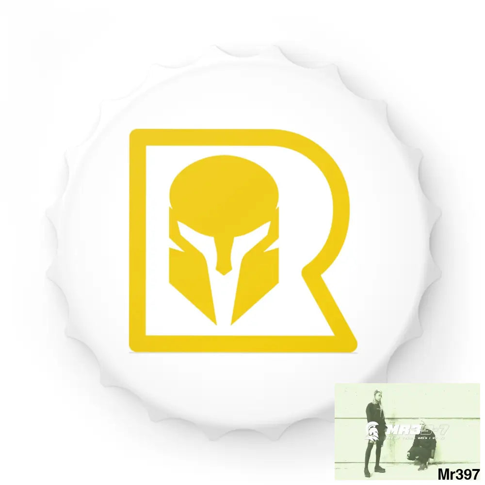 A1- Sparta theme Magnetic Bottle Opener One size / White Accessories