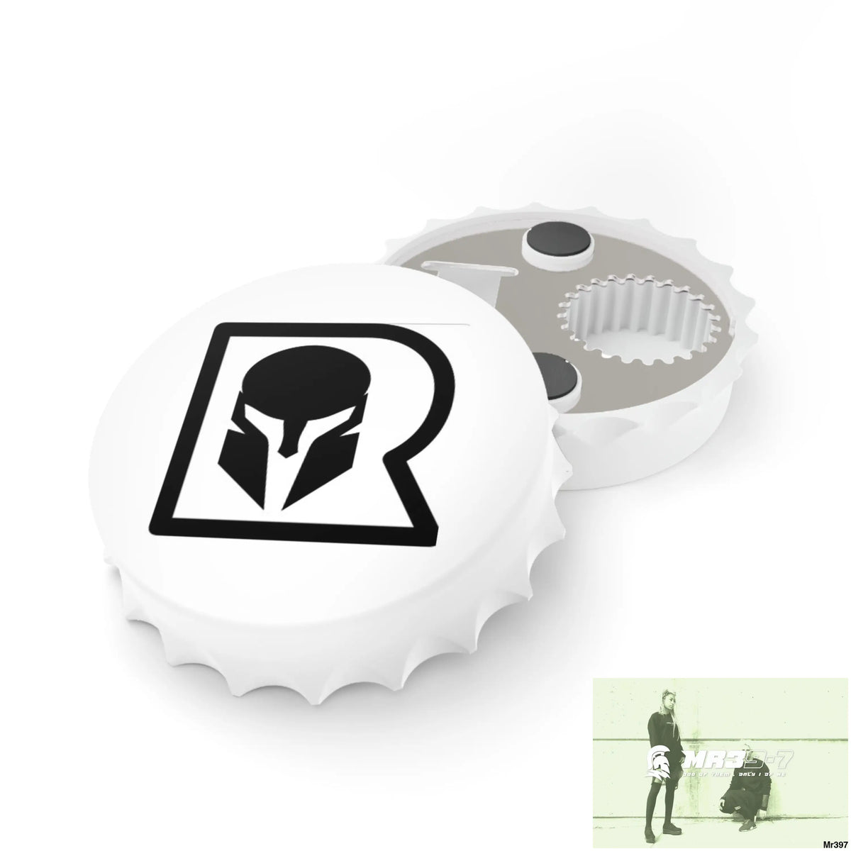 A1-.Sparta themed Magnetic Bottle opener One size / White Accessories