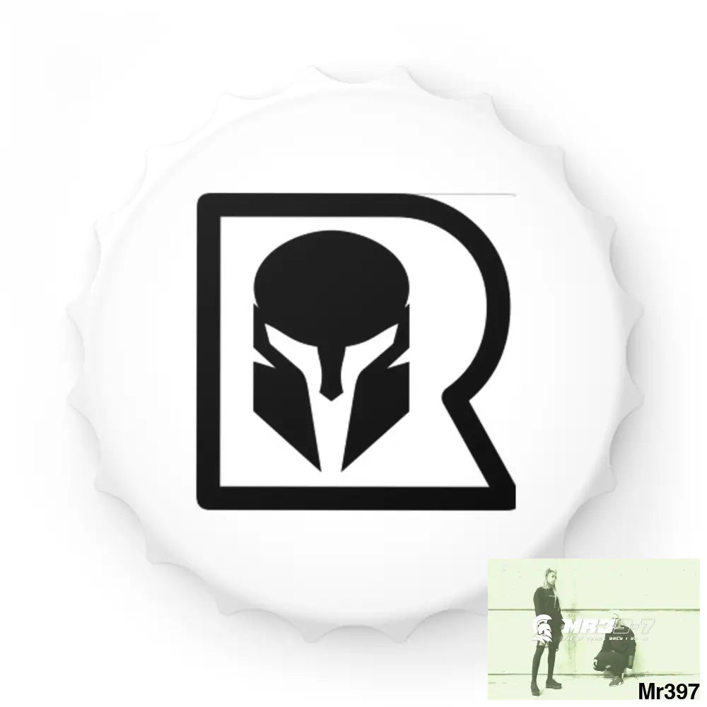 A1-.Sparta themed Magnetic Bottle opener One size / White Accessories