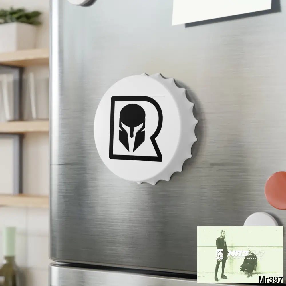 A1-.Sparta themed Magnetic Bottle opener One size / White Accessories