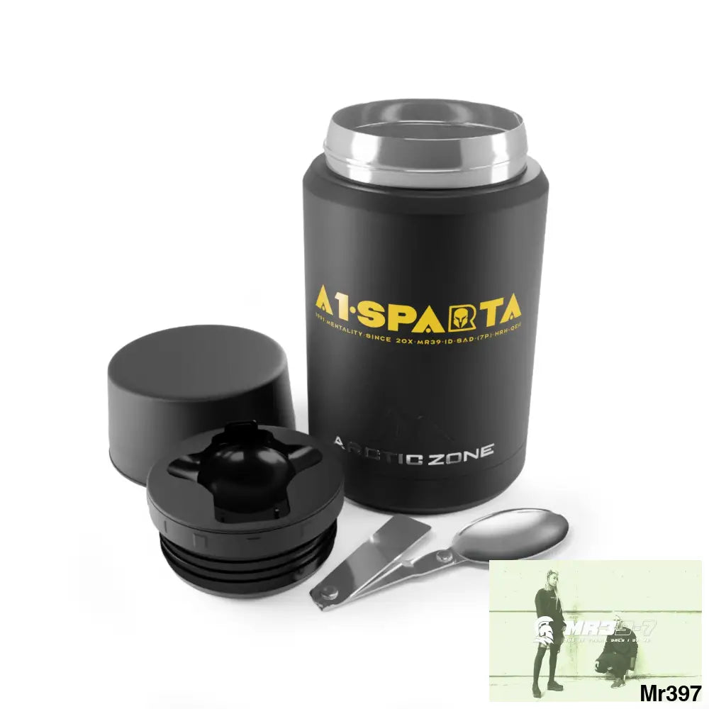 A1-Sparta Titan Copper Insulated Food Storage 16.9oz / Black Accessories