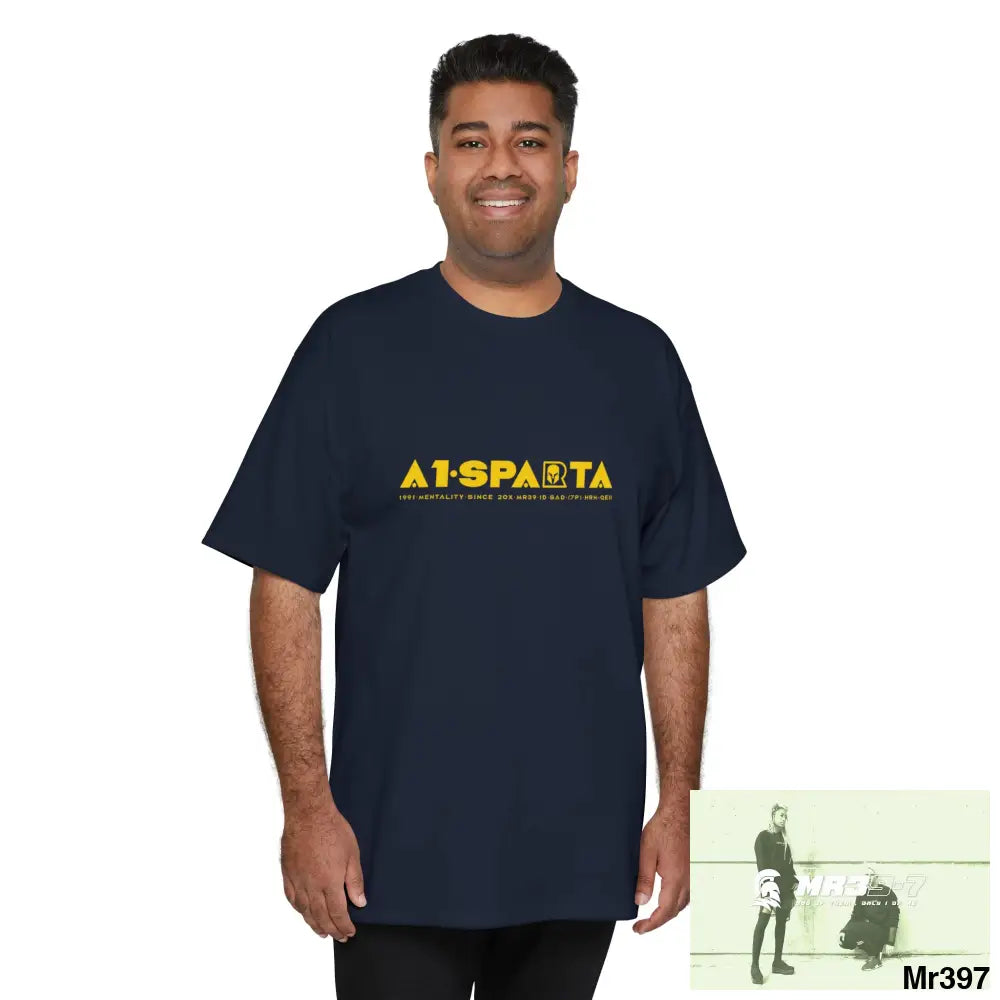 A1-Sparta Unisex Ultra Cotton® Tall T-Shirt Navy / XL T-Shirt