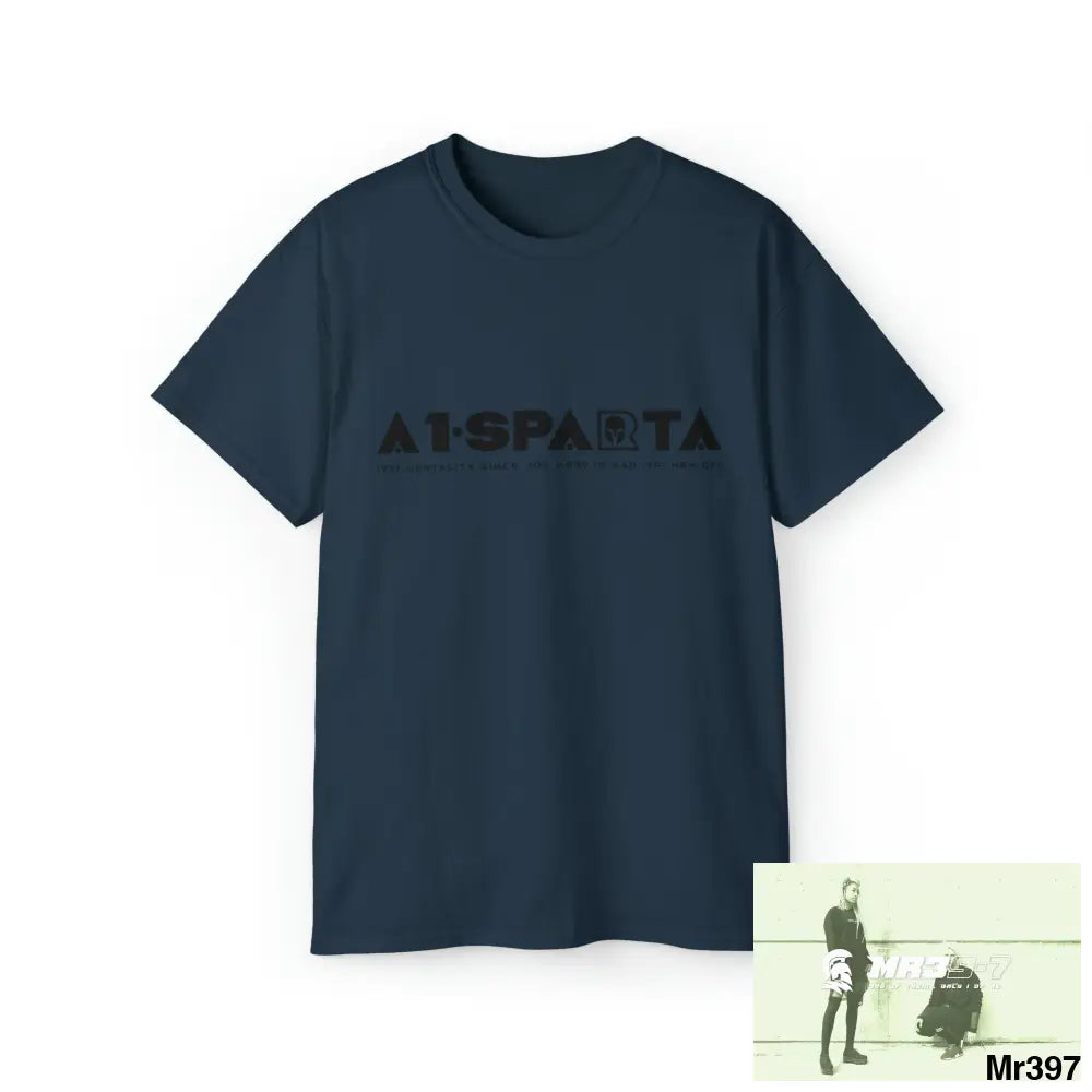 A1-Sparta Unisex Ultra Cotton Tee Blue Dusk / S T-Shirt