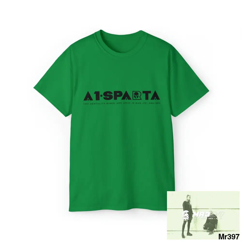 A1-Sparta Unisex Ultra Cotton Tee Irish Green / S T-Shirt