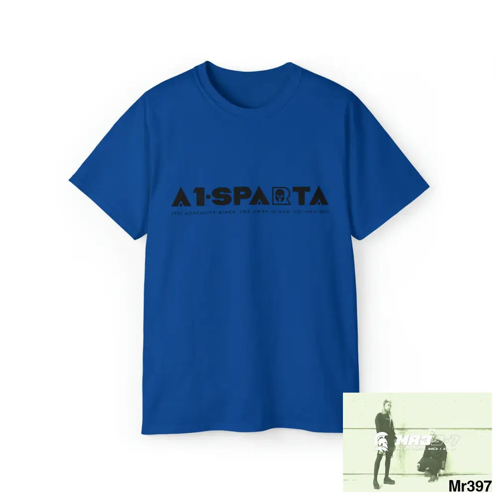 A1-Sparta Unisex Ultra Cotton Tee Royal / M T-Shirt