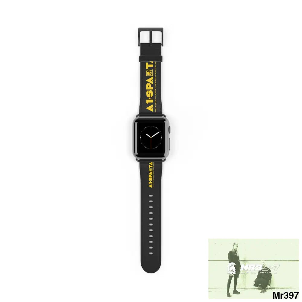 A1-Sparta Watch Band 38 - 41 mm / Black Matte Accessories