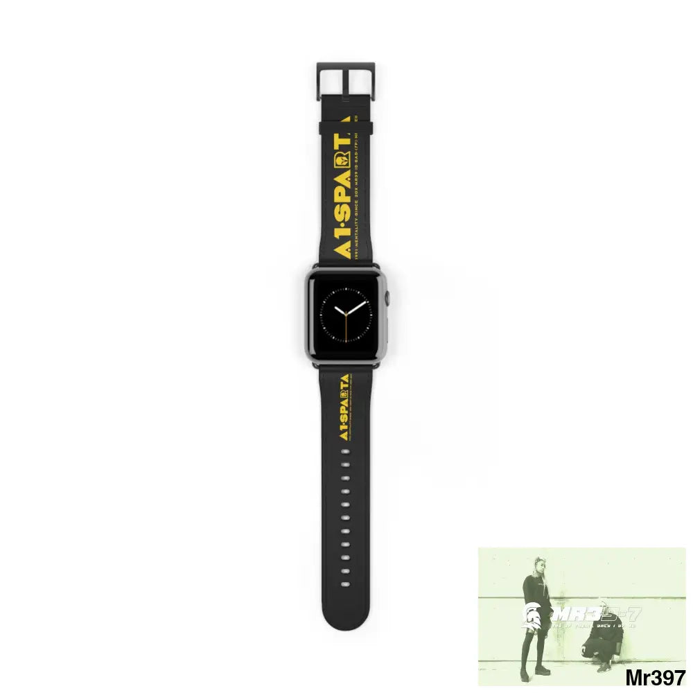 A1-Sparta Watch Band 42 - 45 mm / Black Matte Accessories