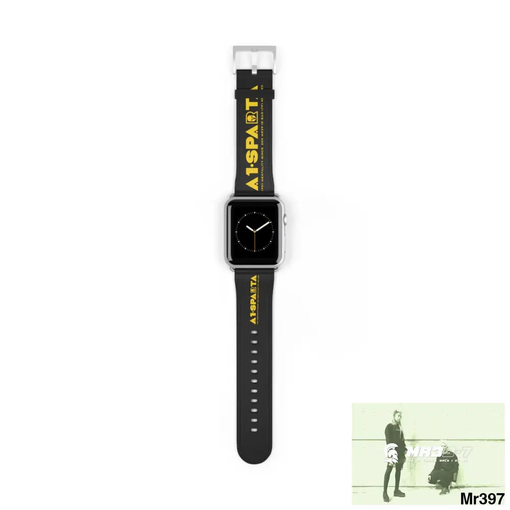 A1-Sparta Watch Band 42 - 45 mm / Silver Matte Accessories