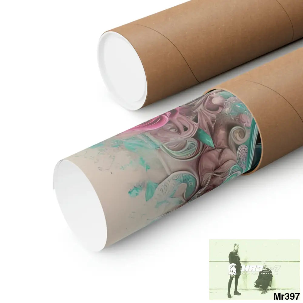 A1.Sparta with pink roses and guitar Matte Vertical Posters Poster