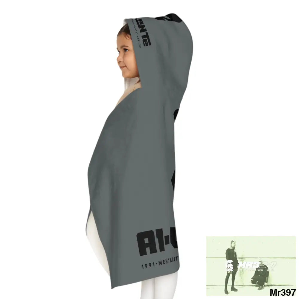 A1•Sparta Youth Hooded Towel 24’’ × 48’’ All Over Prints