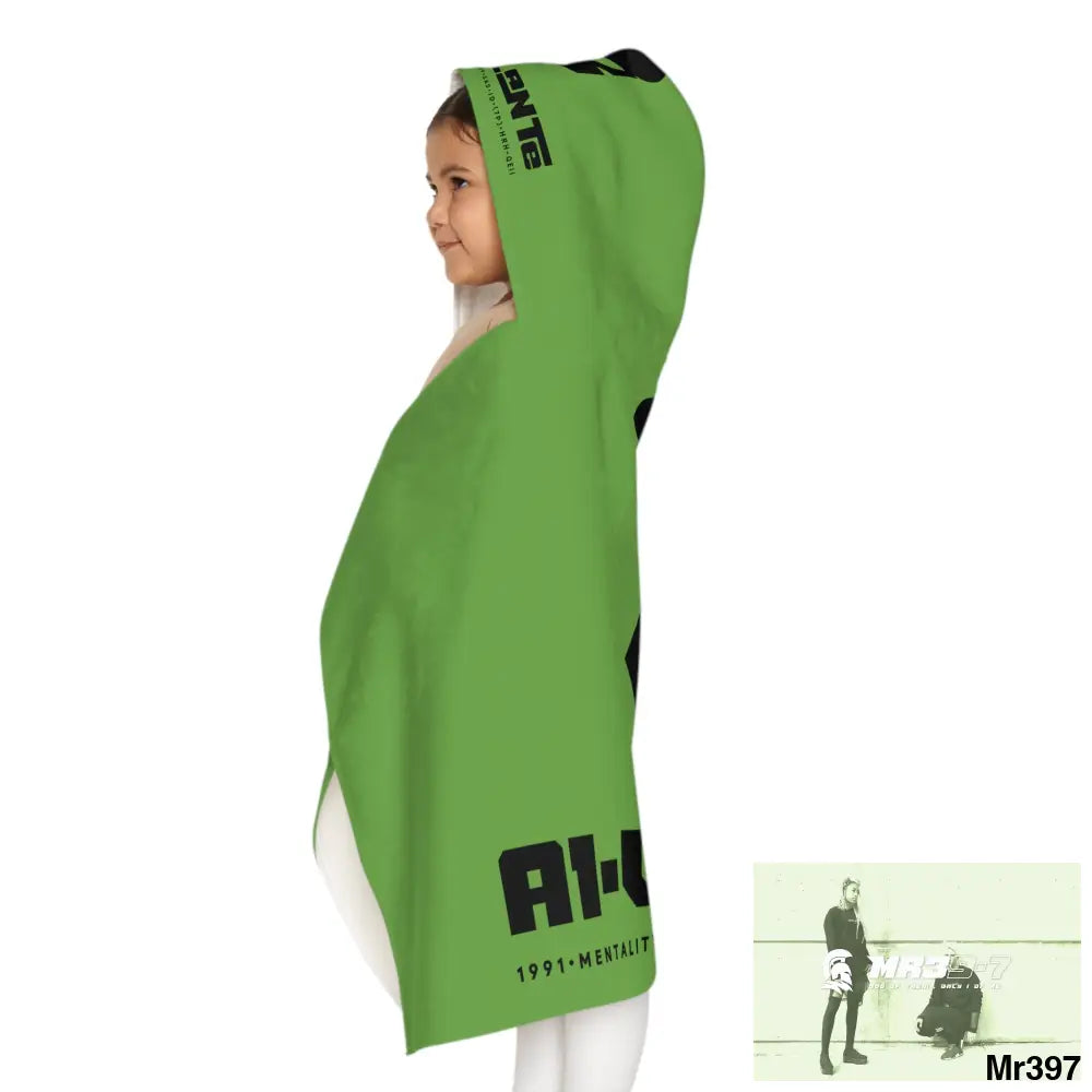 A1•Sparta Youth Hooded Towel 24’’ × 48’’ All Over Prints