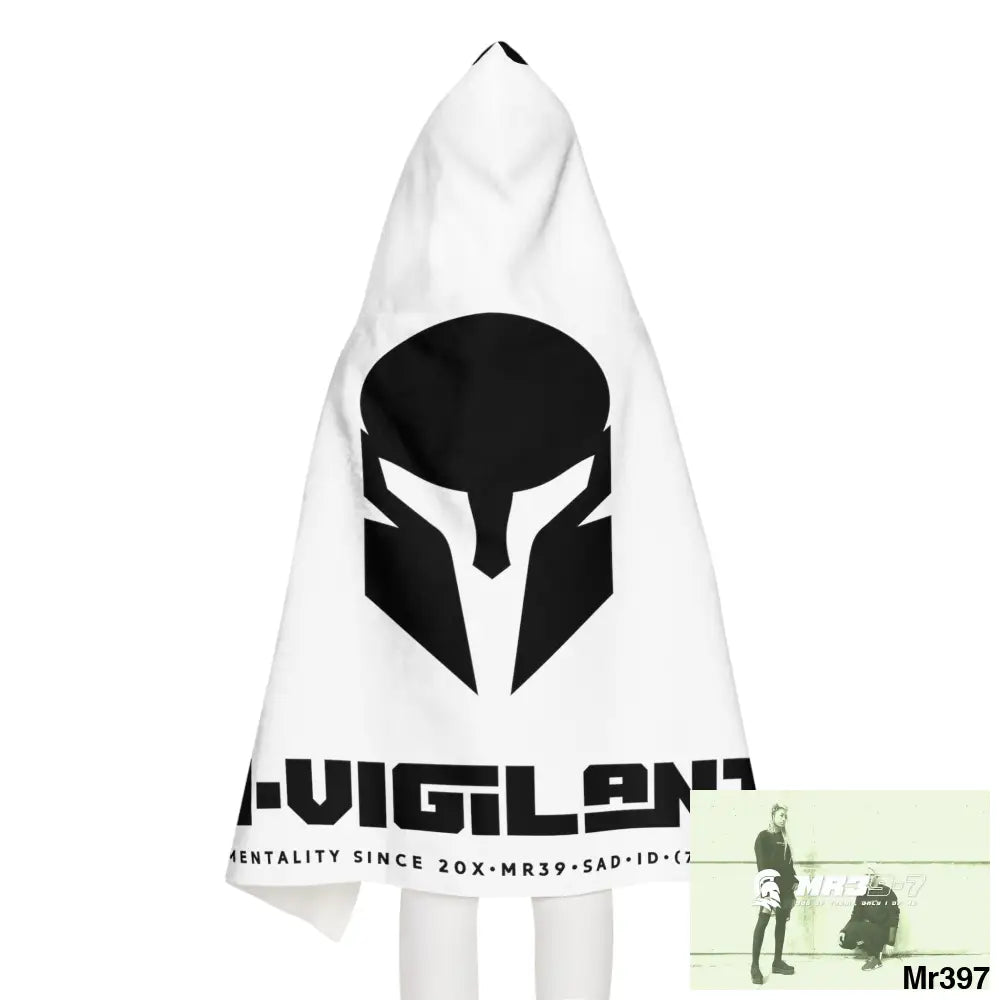 A1•Sparta Youth Hooded Towel 24’’ × 48’’ All Over Prints