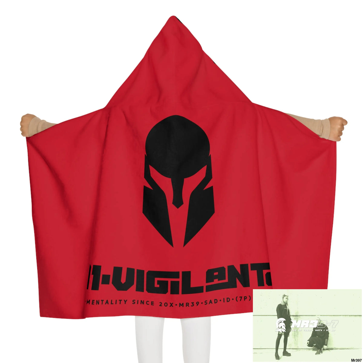 A1•Sparta Youth Hooded Towel 24’’ × 48’’ All Over Prints