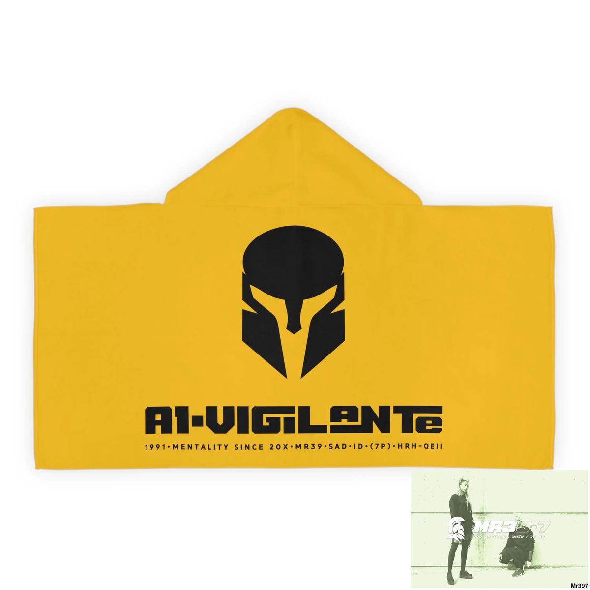 A1•Sparta Youth Hooded Towel 24’’ × 48’’ All Over Prints