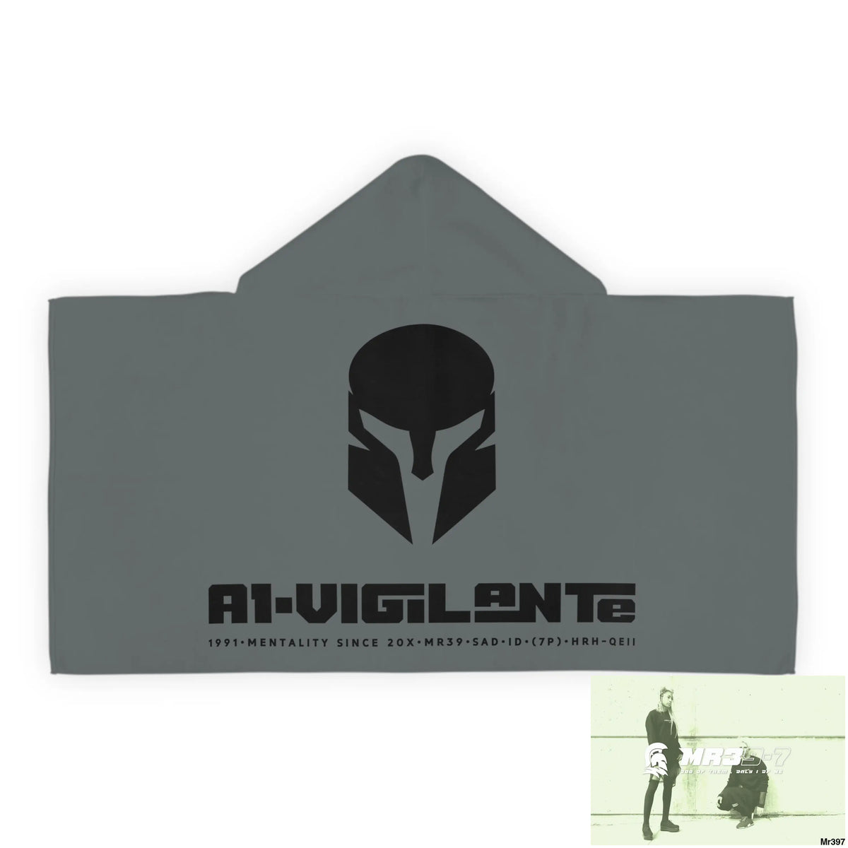 A1•Sparta Youth Hooded Towel 24’’ × 48’’ All Over Prints