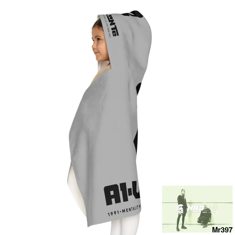 A1•Sparta Youth Hooded Towel 24’’ × 48’’ All Over Prints
