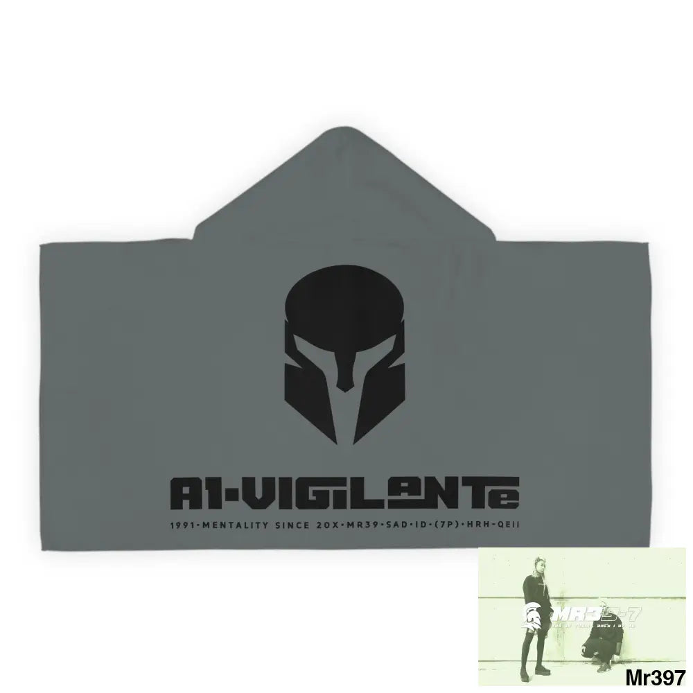 A1•Sparta Youth Hooded Towel 24’’ × 48’’ All Over Prints