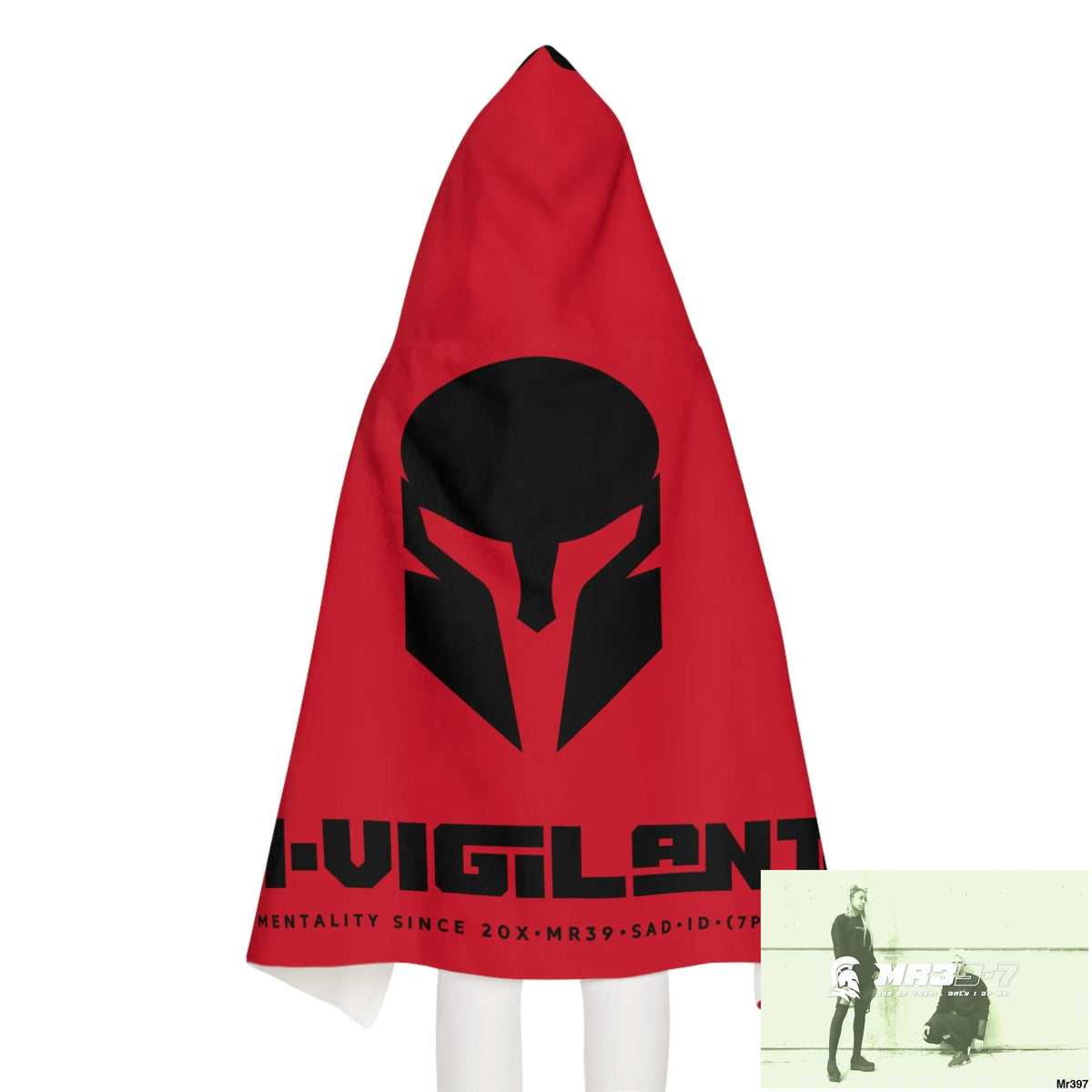 A1•Sparta Youth Hooded Towel 24’’ × 48’’ All Over Prints