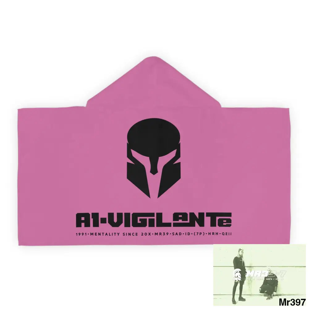 A1•Sparta Youth Hooded Towel 24’’ × 48’’ All Over Prints