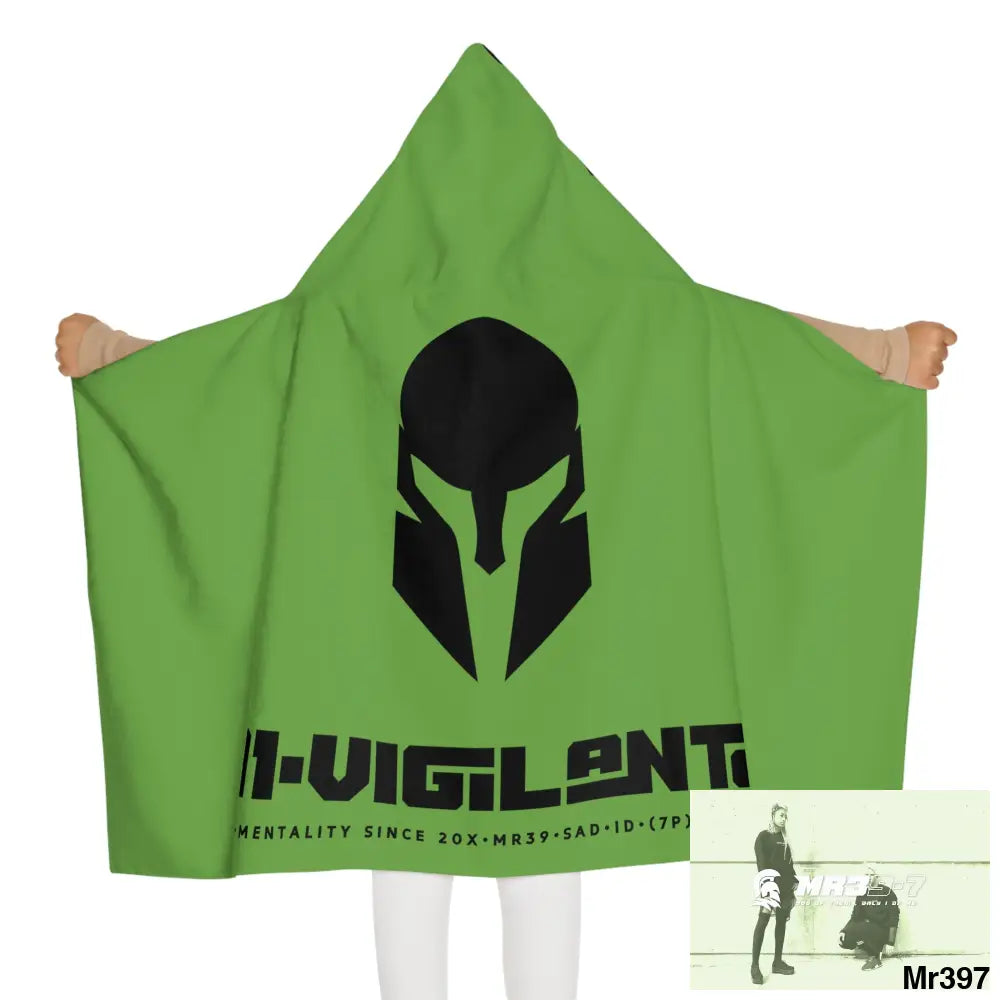 A1•Sparta Youth Hooded Towel 24’’ × 48’’ All Over Prints