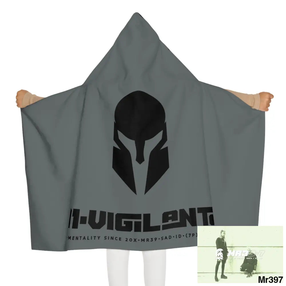 A1•Sparta Youth Hooded Towel 24’’ × 48’’ All Over Prints