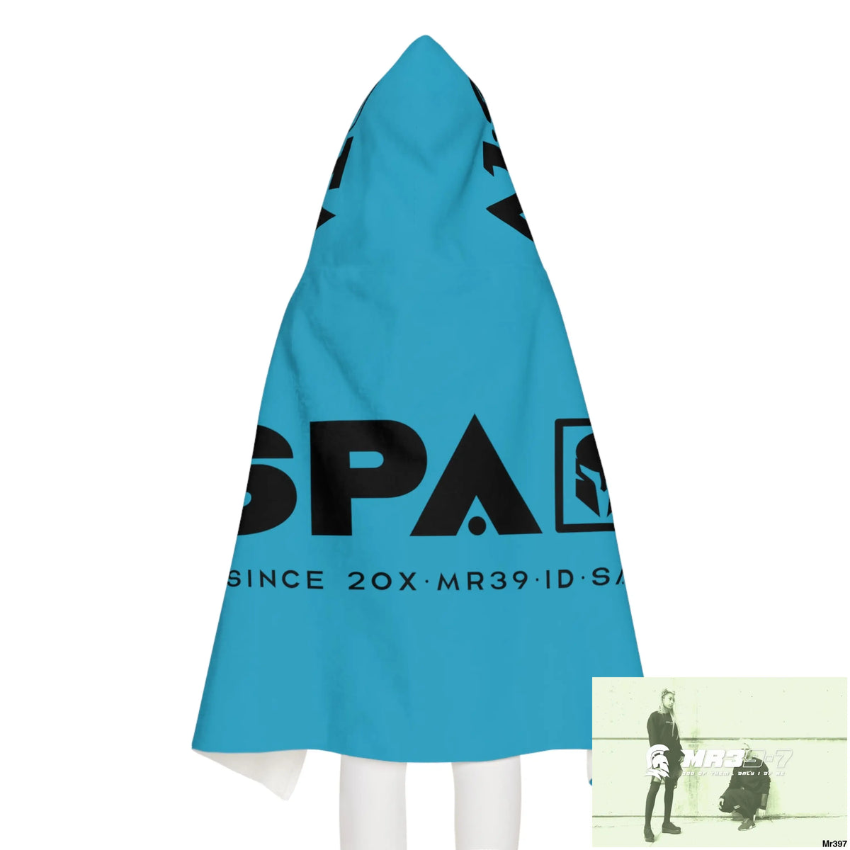 A1•Sparta Youth Hooded Towel 24’’ × 48’’ All Over Prints