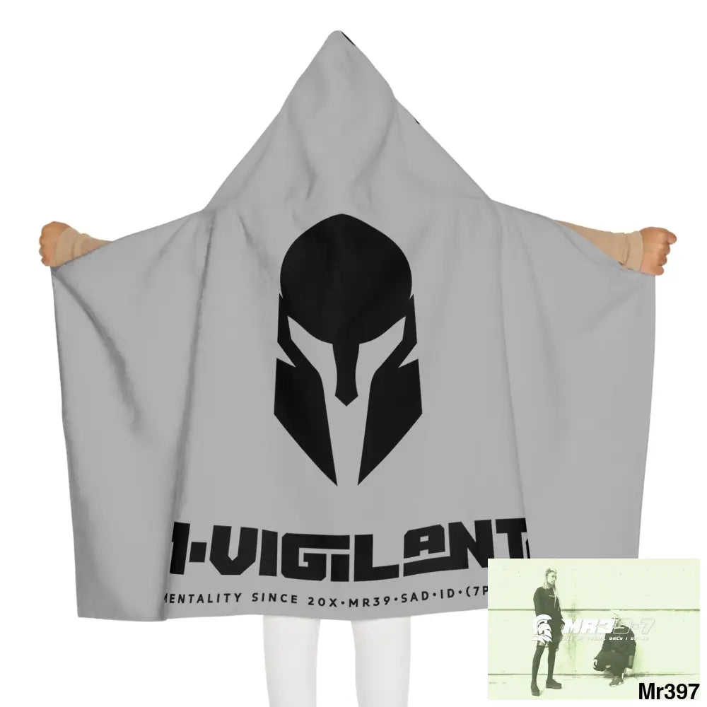 A1•Sparta Youth Hooded Towel 24’’ × 48’’ All Over Prints