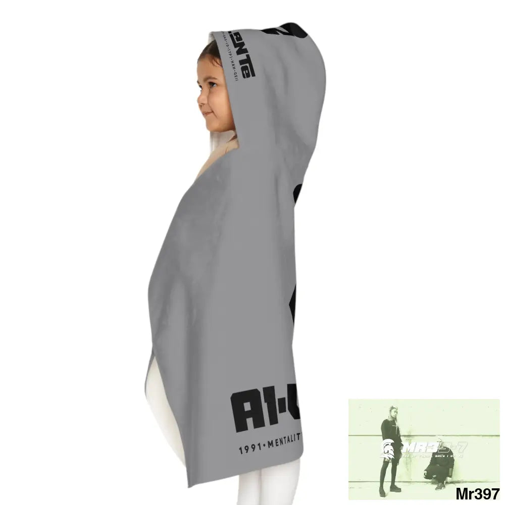 A1•Sparta Youth Hooded Towel 24’’ × 48’’ All Over Prints