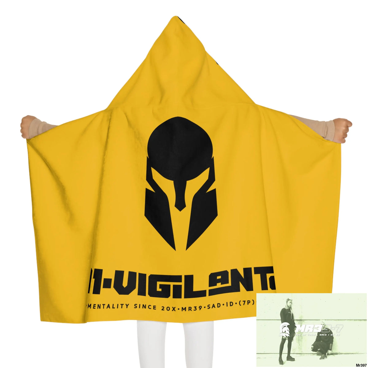 A1•Sparta Youth Hooded Towel 24’’ × 48’’ All Over Prints