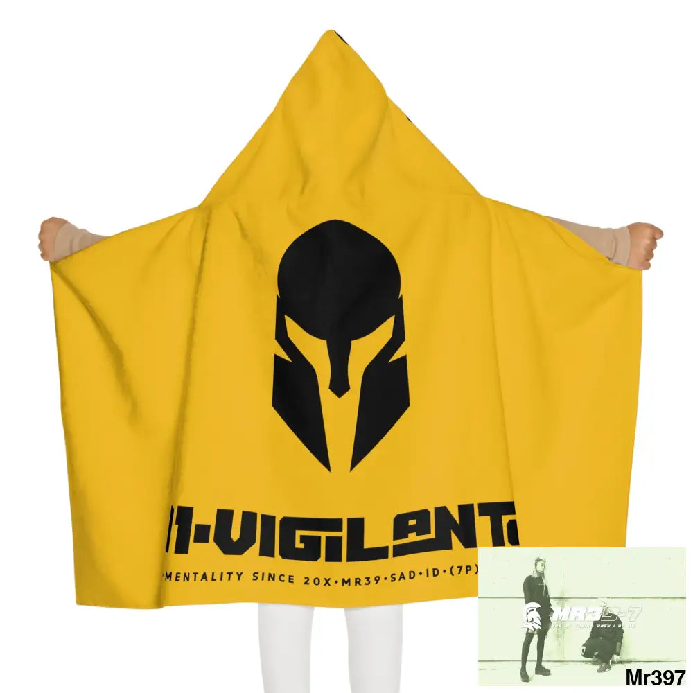 A1•Sparta Youth Hooded Towel 24’’ × 48’’ All Over Prints