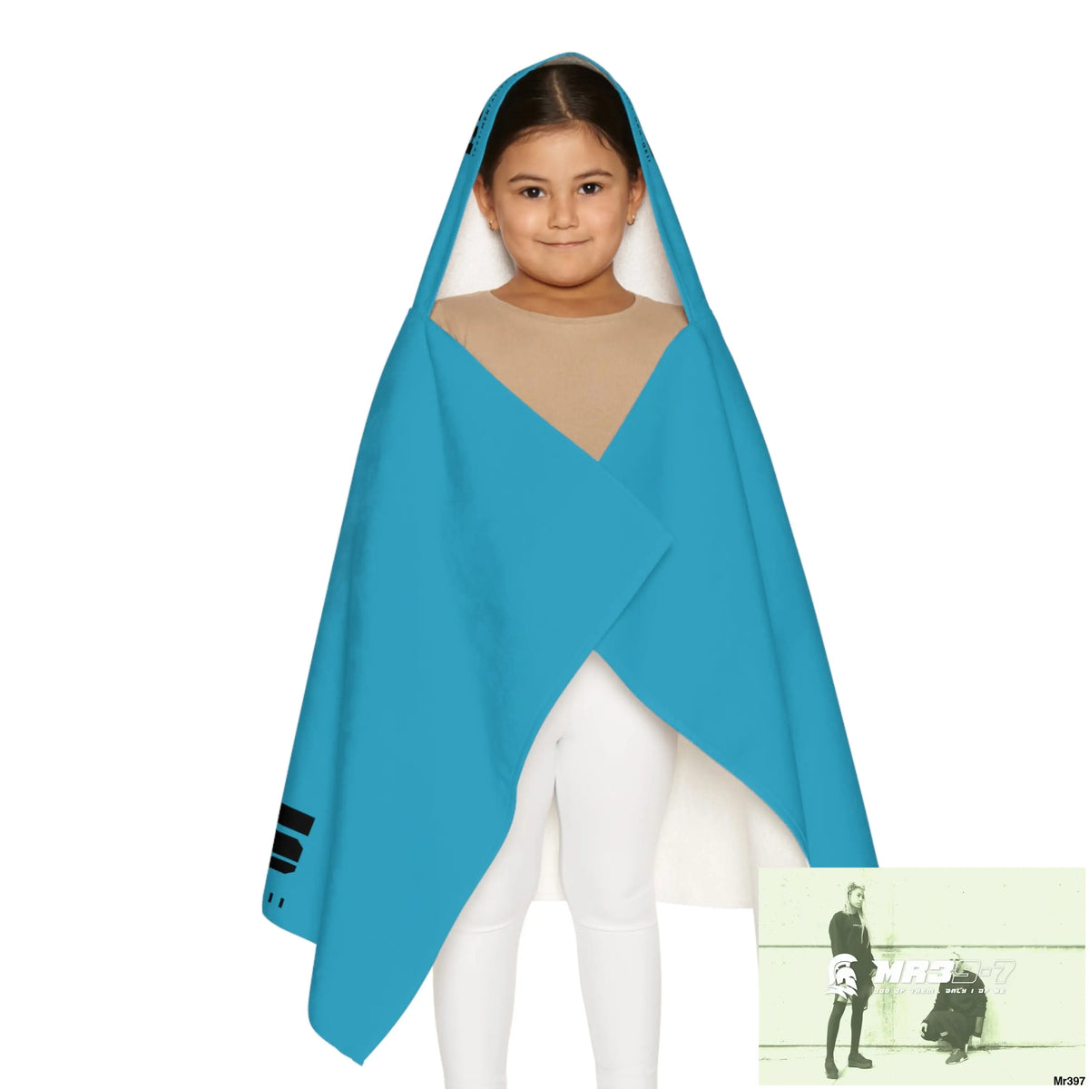 A1•Sparta Youth Hooded Towel 24’’ × 48’’ All Over Prints