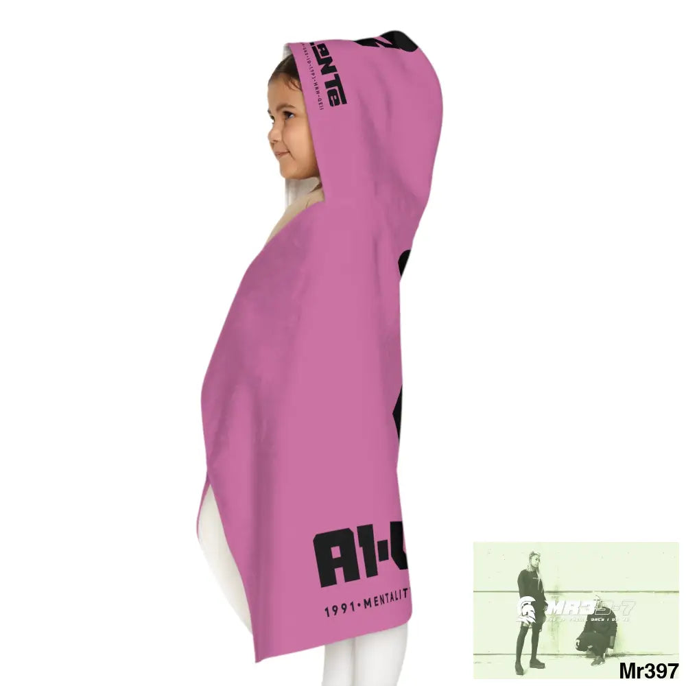 A1•Sparta Youth Hooded Towel 24’’ × 48’’ All Over Prints