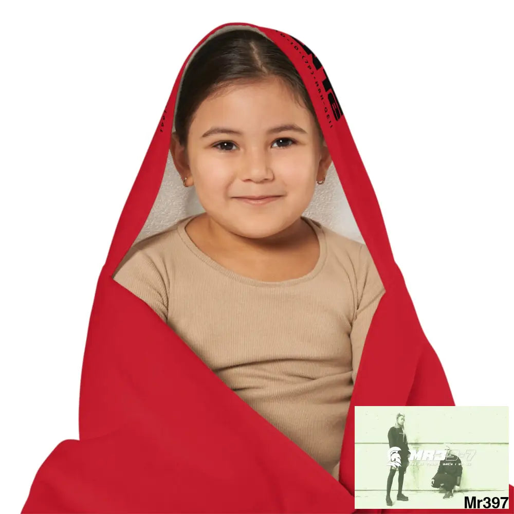 A1•Sparta Youth Hooded Towel 24’’ × 48’’ All Over Prints